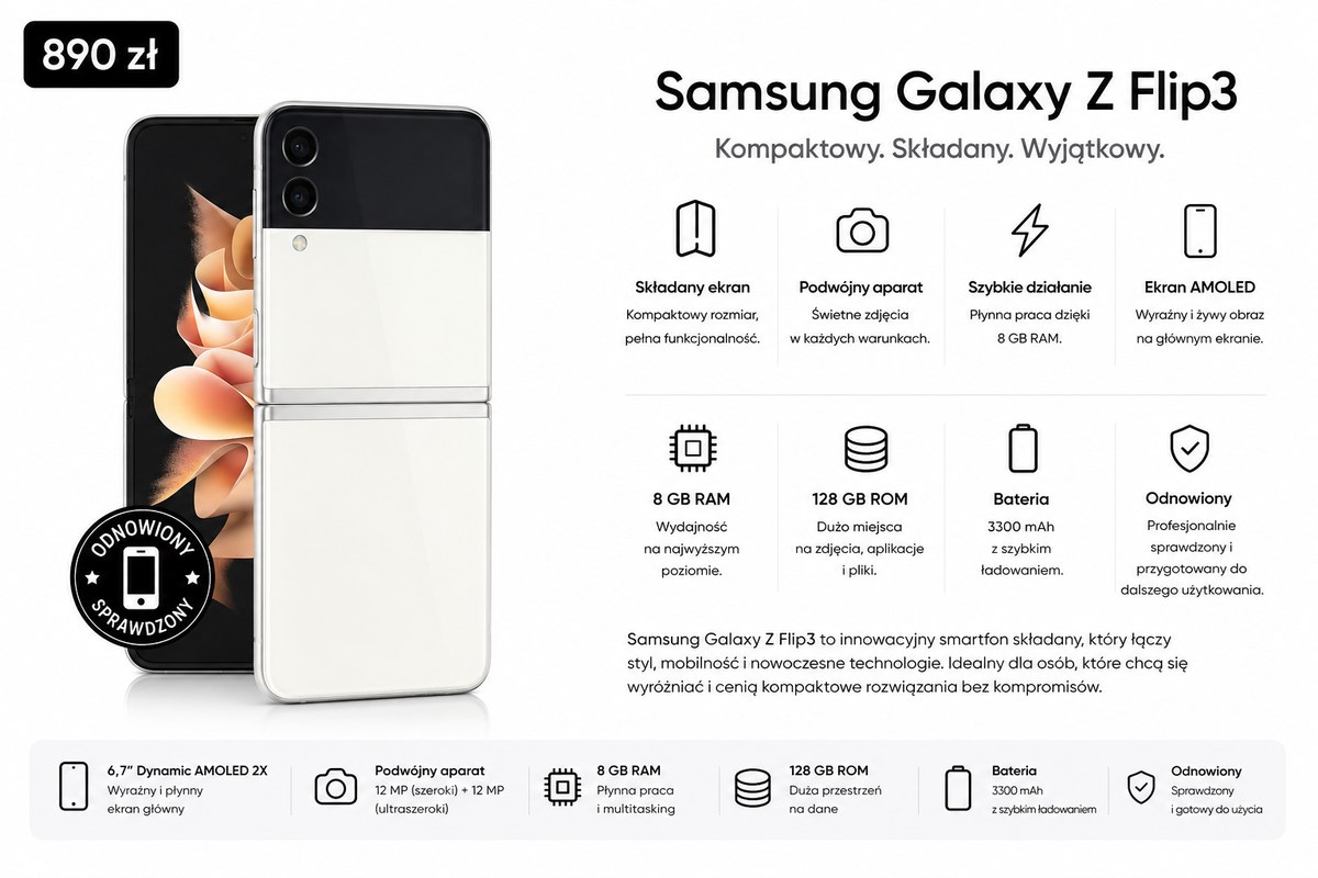 Samsung Galaxy Z Flip3 8/128GB