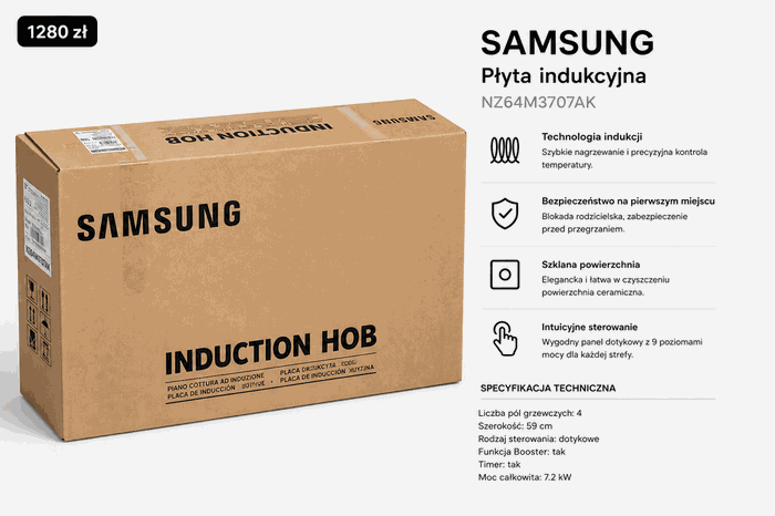 Samsung NZ64M3707AK